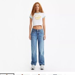 Levi's Lo Pro size 28 blue light wash "go ahead"